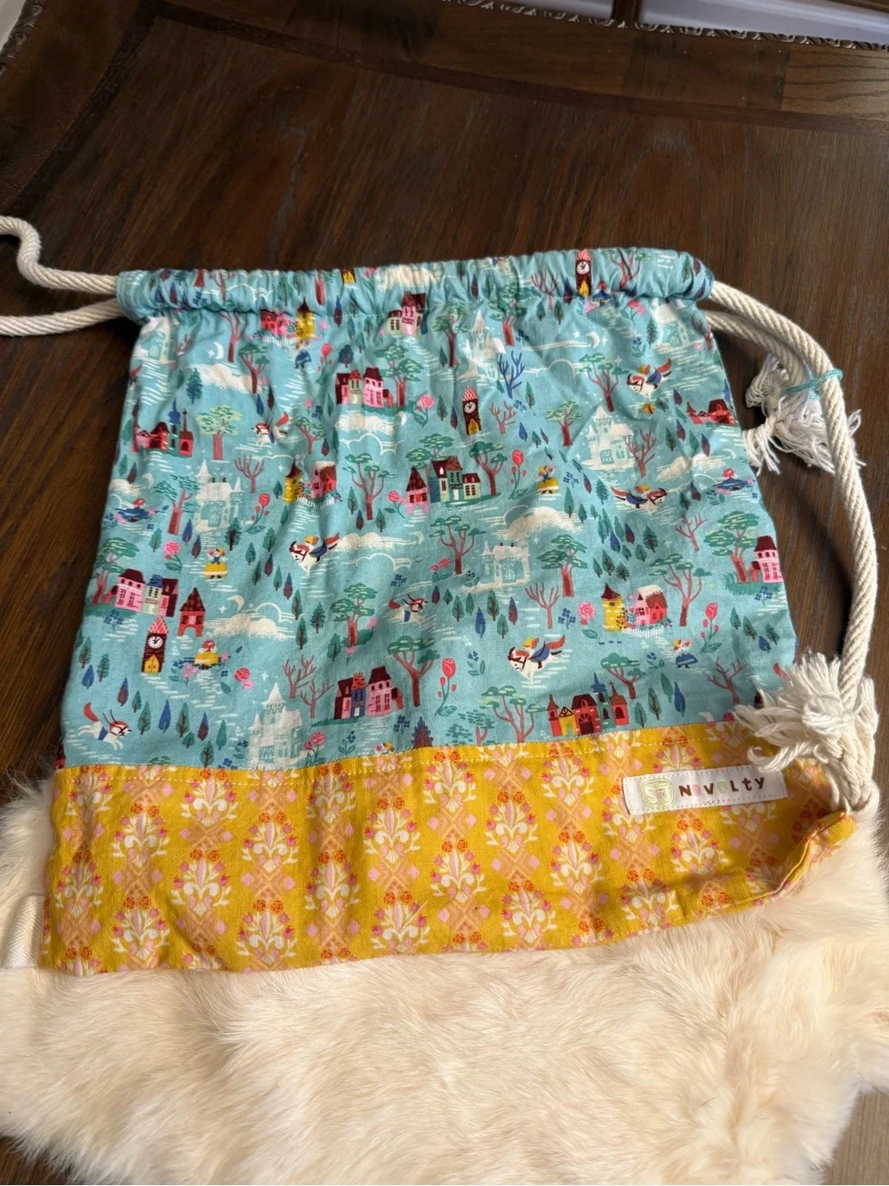 S&J Novelty Neverland Playset with Drawstring Bag Vintage Storybook Dolls